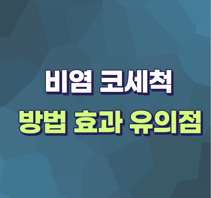 비염코세척